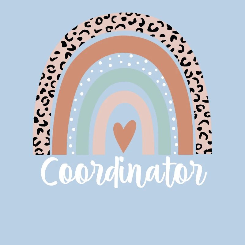 Coordinator Rainbow Leopard Funny Coordinator
