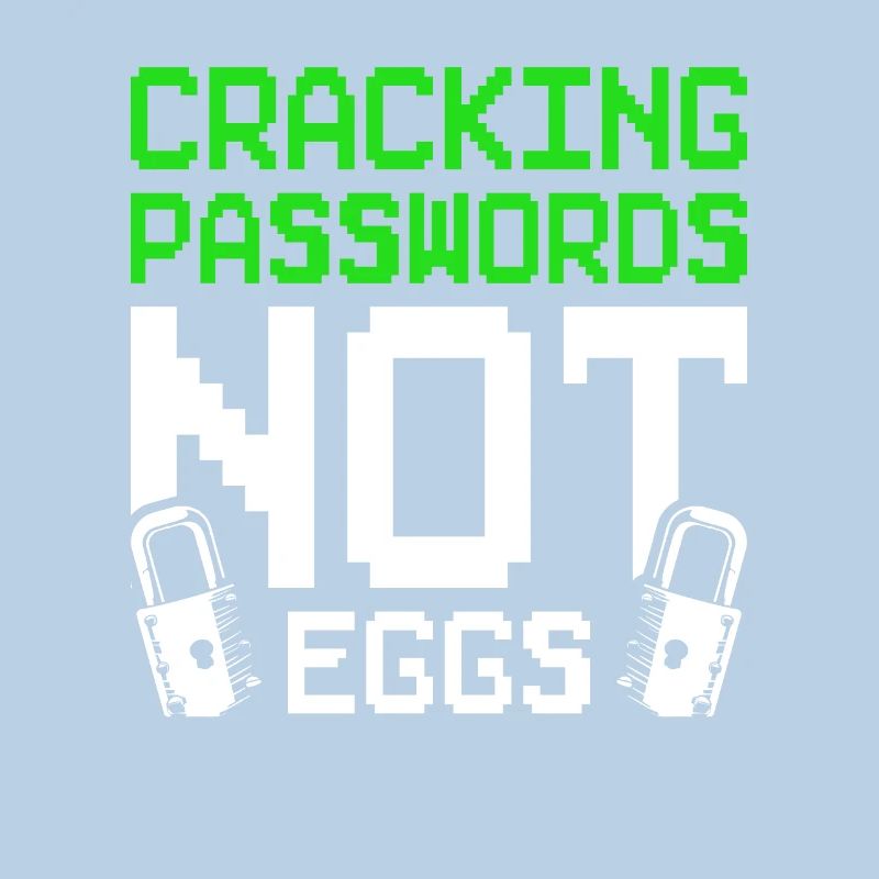 Ethical Hacker Cracking Passwords Not Eggs