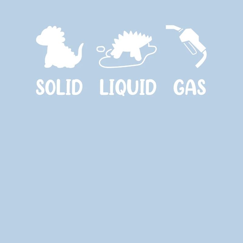 Solid Liquid Gas Dinosaur Fuel Evolution