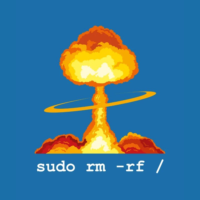 Linux Funny Linux Command Sudo RM RF pour Homme