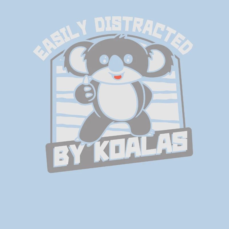 Facilement distrait par les koalas Koalabear Eucalyptus