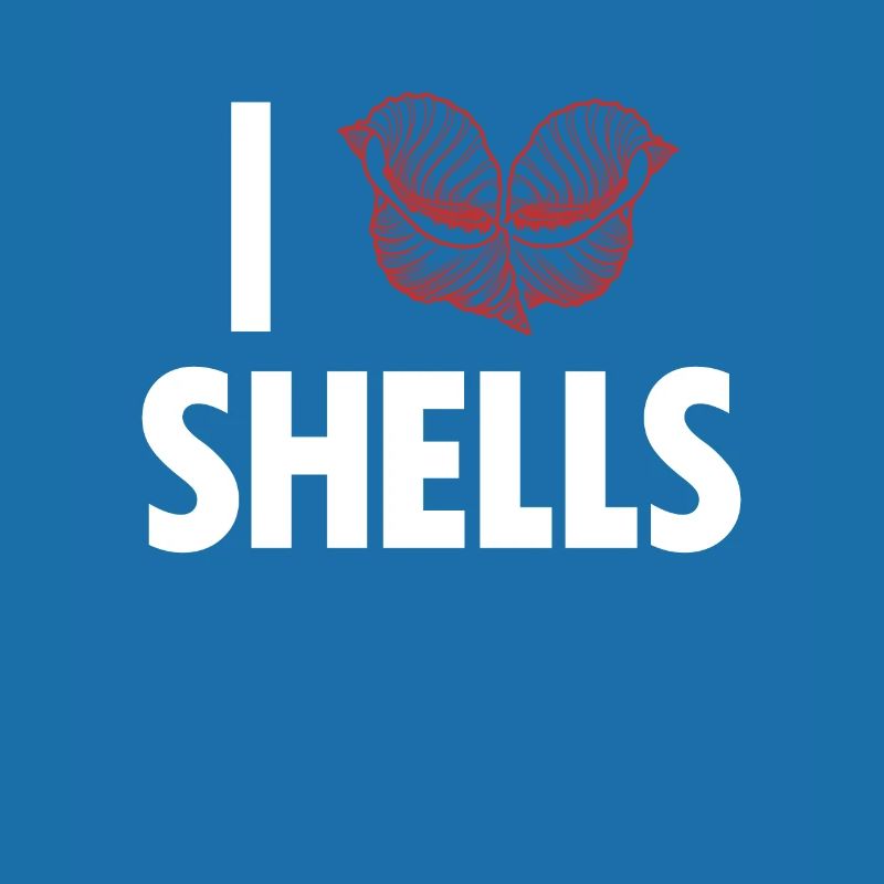 I love Shells Shell Shelling Bag Hunter Seashell