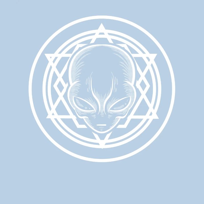 Sacred Geometry Alien TShirt Extraterrestrial Life