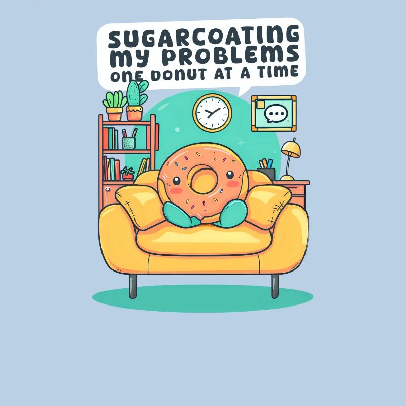 Donut Lover Sugarcoating Problems Donut at a Time