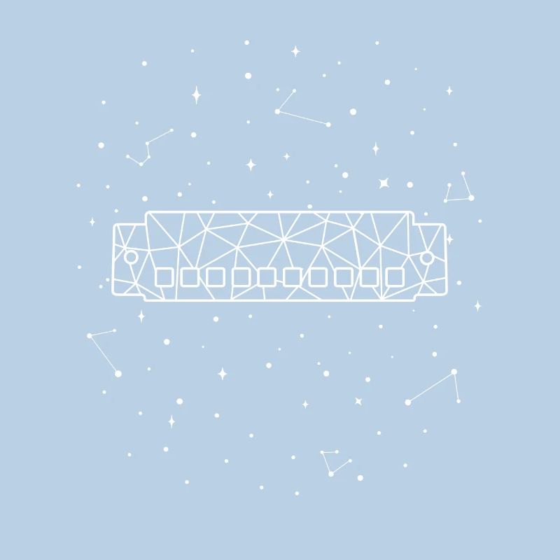 Harmonica Sternbild Constellation Harmoniciste
