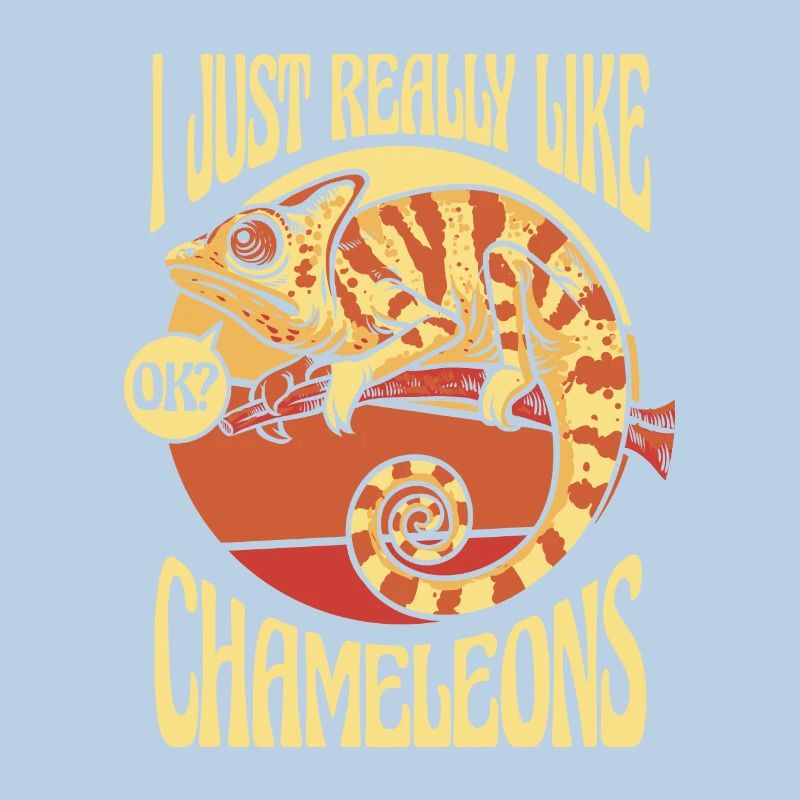 Juste comme Chameleons Voiled Panther Lover