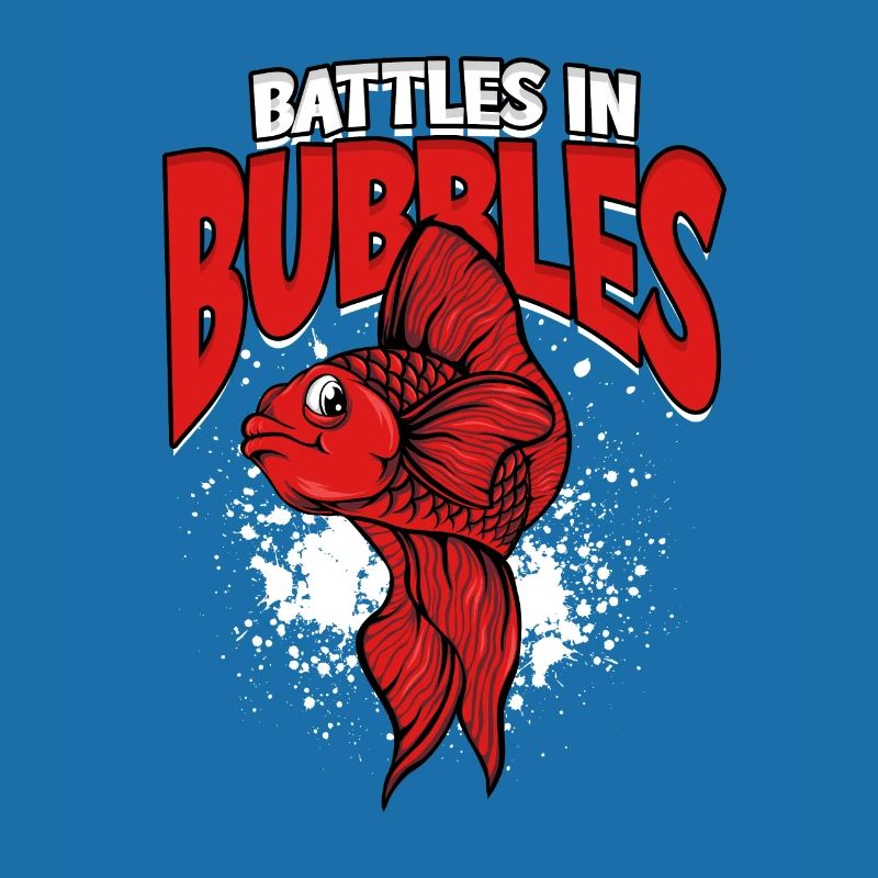 Betta Fish Battles Battles In Bubbles