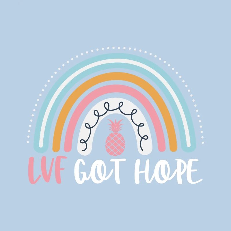 IVF Got Hope Lustig IVF Boho Regenbogen Unfruchtbarkeit
