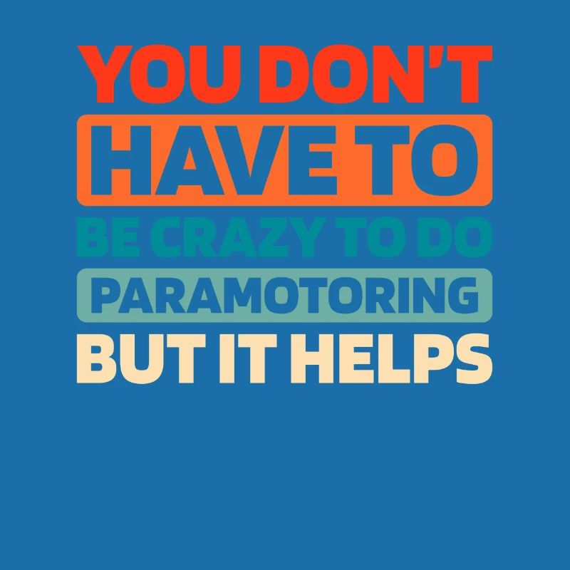 Paramotor paragliding