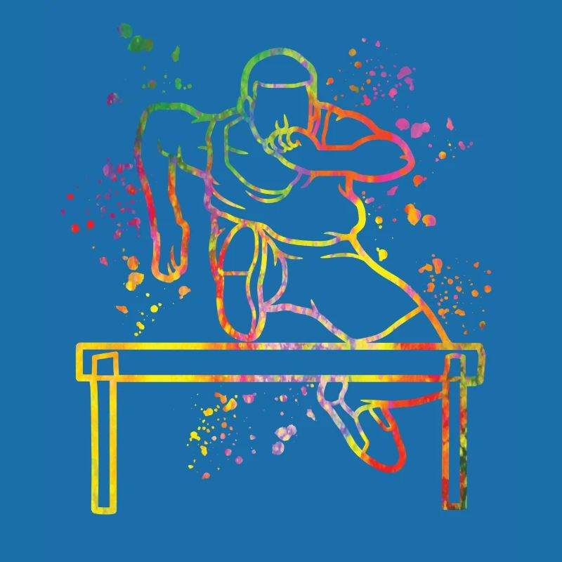 Hurdle Run Obstacle Course Kids Hurdle Run