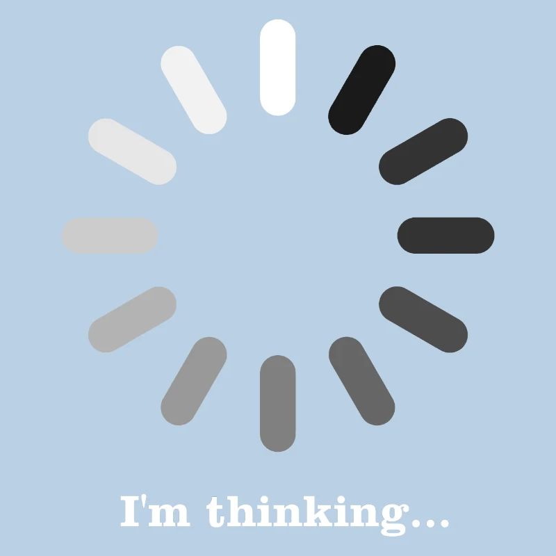 Colorful Loading Thought