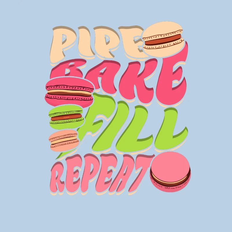Macaron Macaron Baker Pipe Bake Fill Repeat