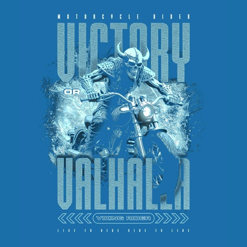 Motorrad Nordische Wikinger Sieg Oder Walhalla