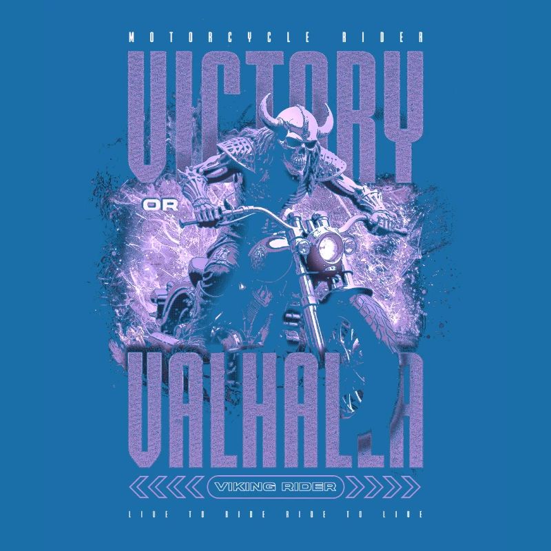 Motorrad Nordische Wikinger Sieg Oder Walhalla