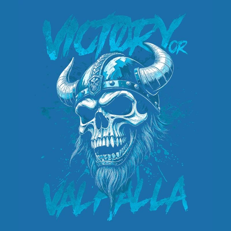 Nordischer Wikingersieg oder Walhalla