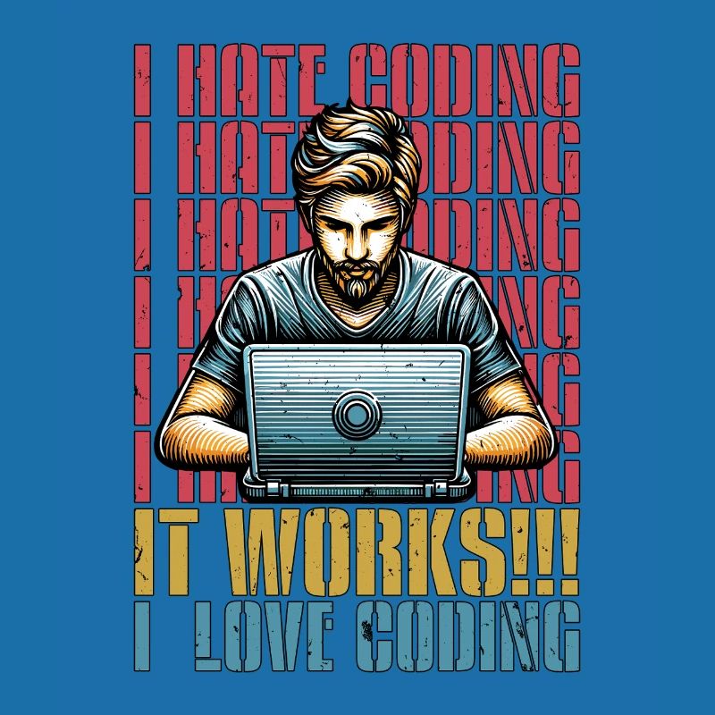 Coder I Hate Coding Developer Technology Coders