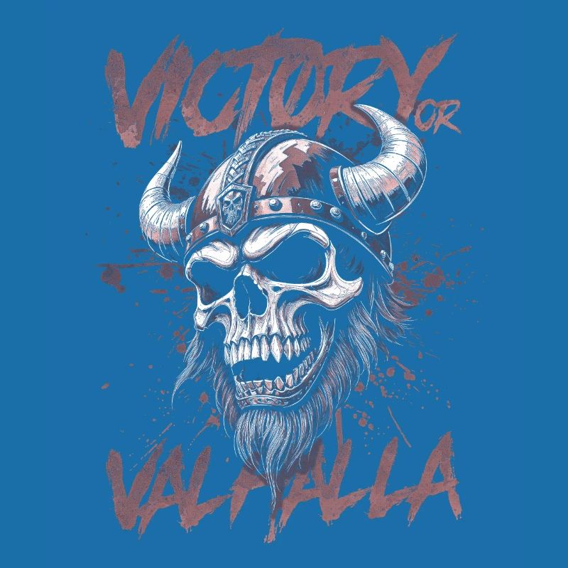 Nordischer Wikingersieg oder Walhalla