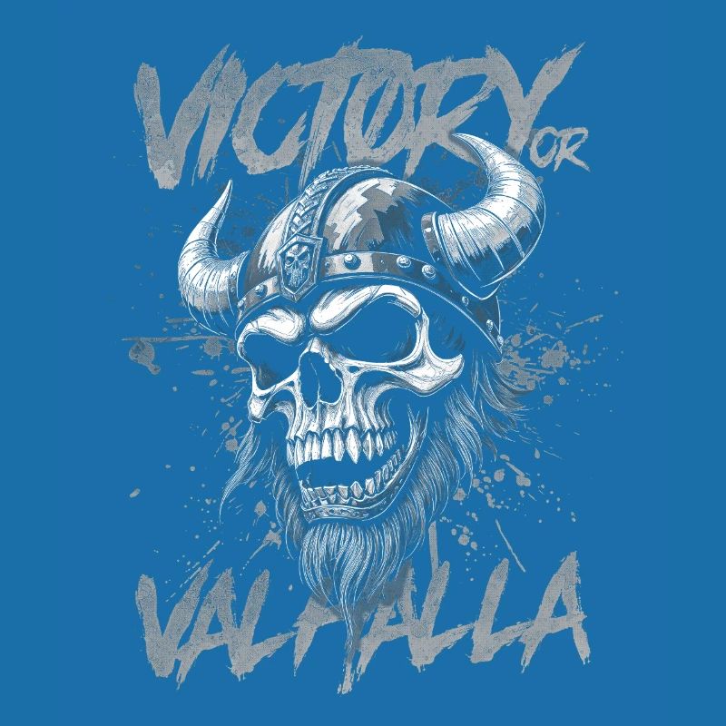 Nordischer Wikingersieg oder Walhalla