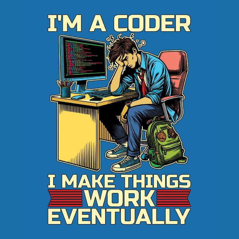 I'm A Coder I Make Things Work Developer Coders