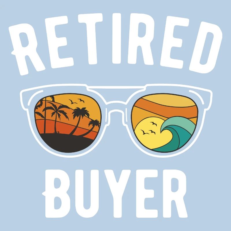Retiree Beach Vacation Lunettes de soleil Conception graphique