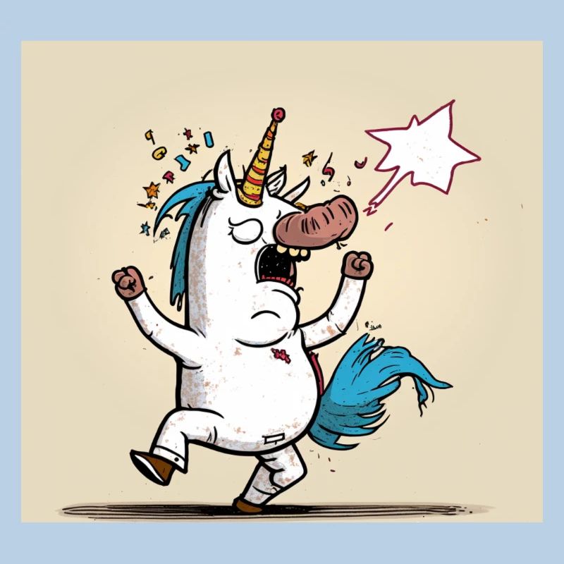 Einhorn Comic! Geschenkidee