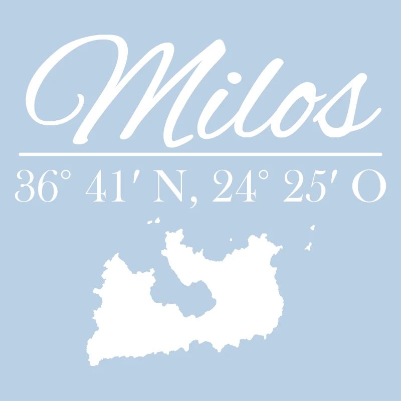 Milos Coordinates Design with Silhouette