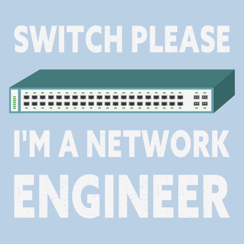 Switch Please I'm A Network Engineer IT Tech