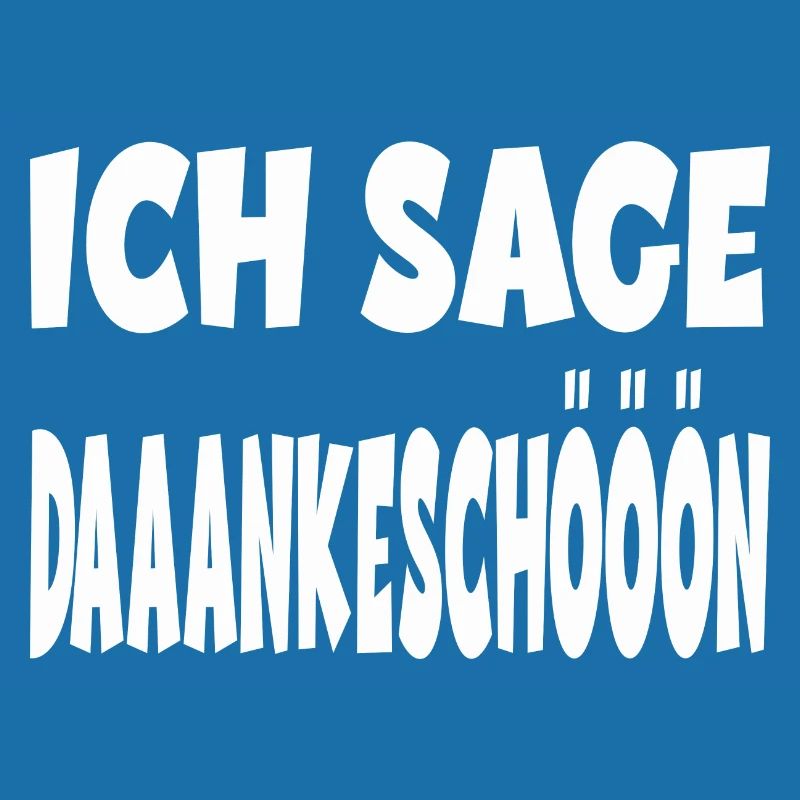 Ich sage Dankeschön für einen Kollege oder