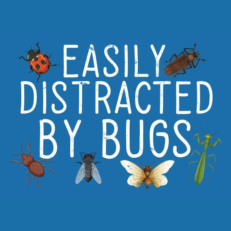 Entomologiste Bug Science facilement distrait par les bugs