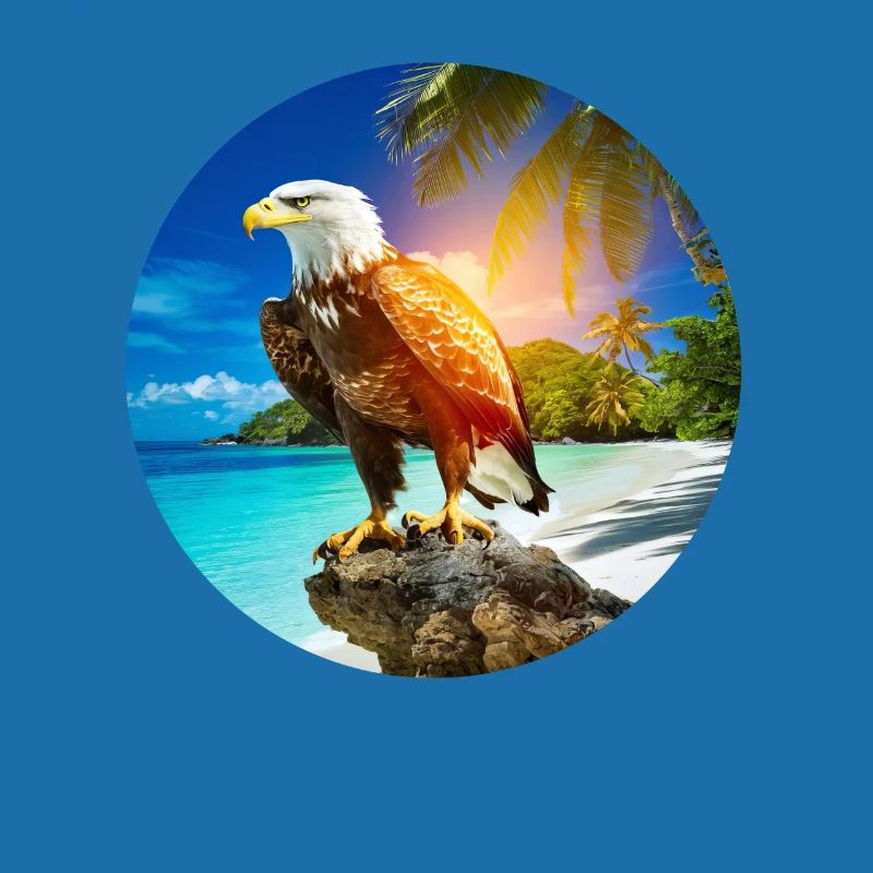 Eagle à Eagle Beach Aruba vacances d’été