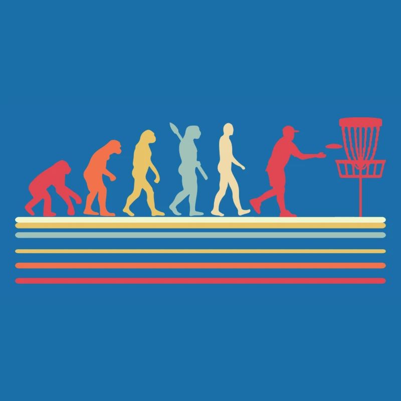 Disc Golf Disc Golfer Evolution Sport