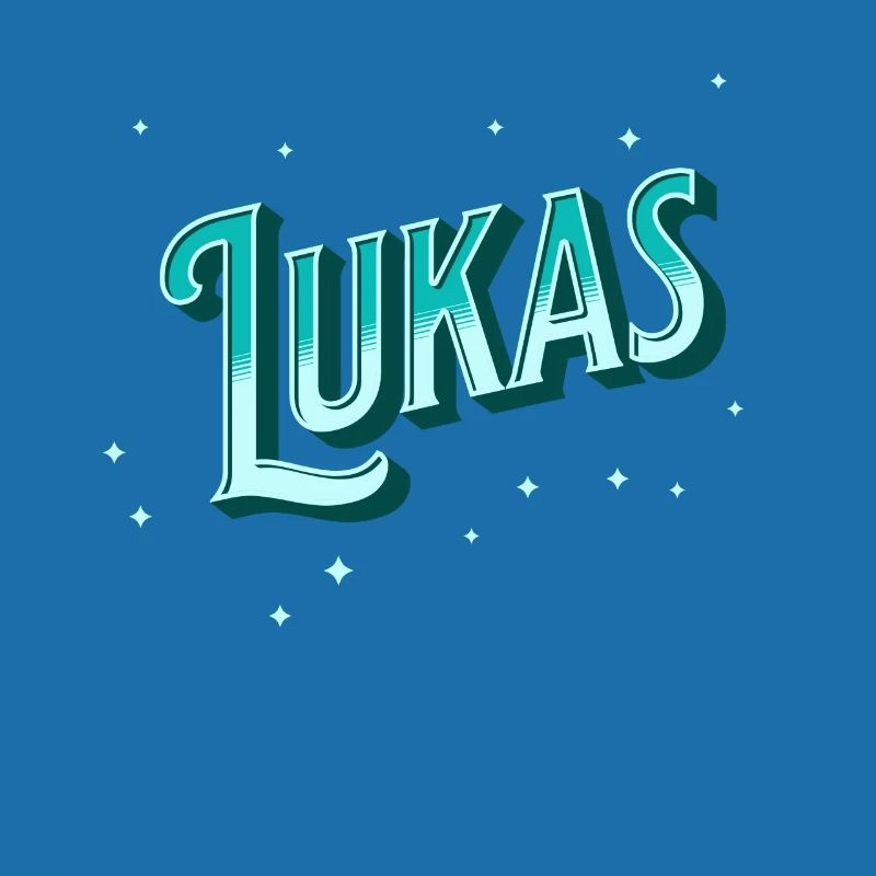 Lukas' name personalized