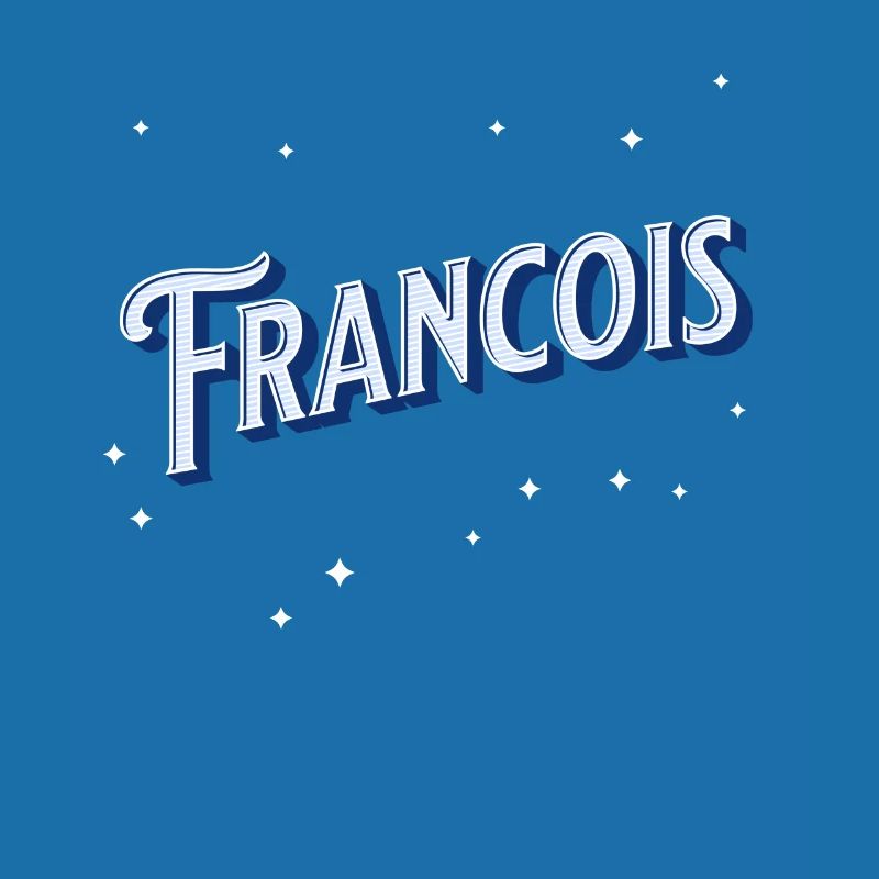 Francoi's name personalized
