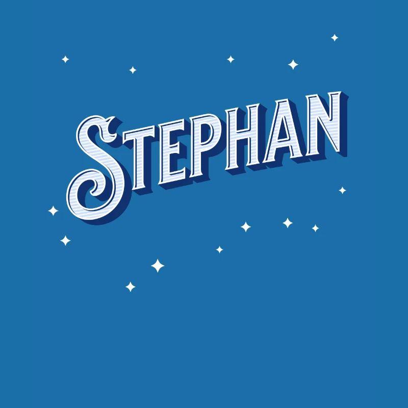 Stephan's name personalized