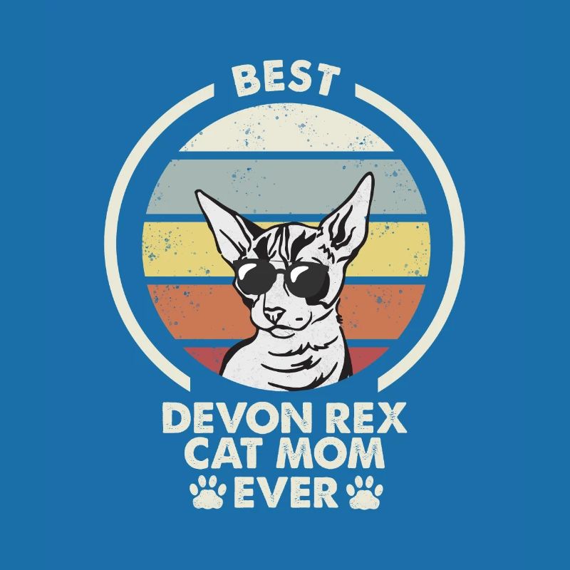 Maman chat - Devon Rex Chat