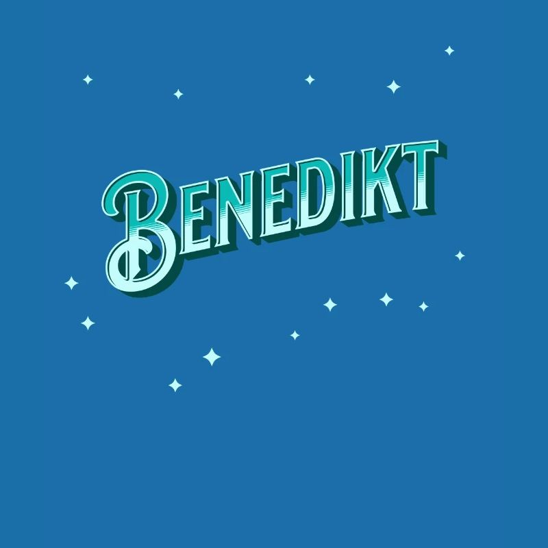Benedict's name personalized