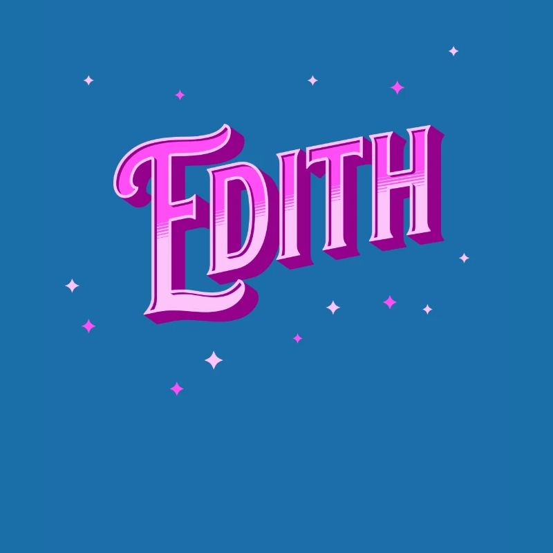 Edith name personalized