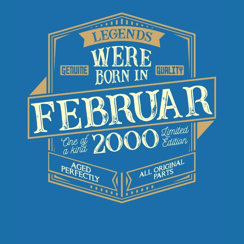 Februar 2000 Geburtstag Mann