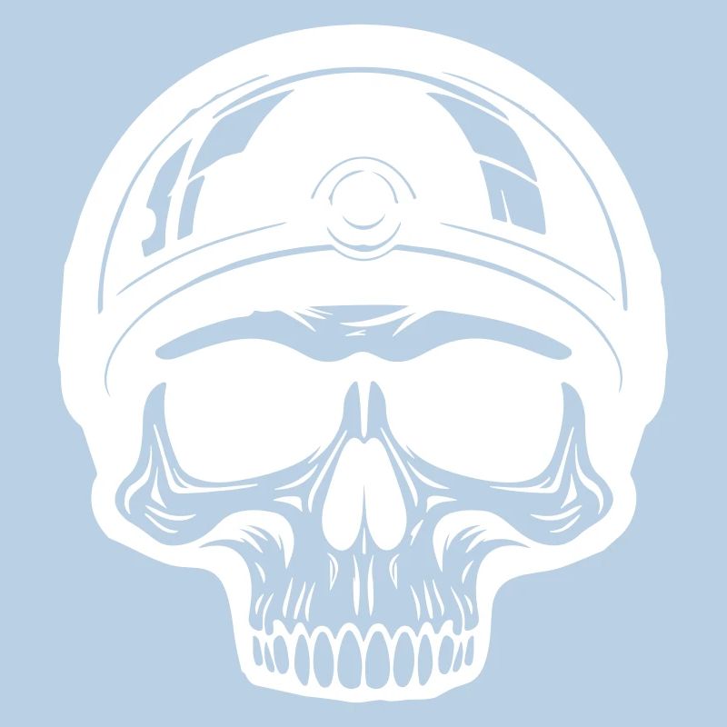 Skelett Biker