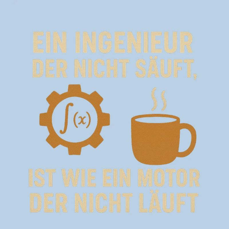 Ingenieur Humor Kaffee Motor