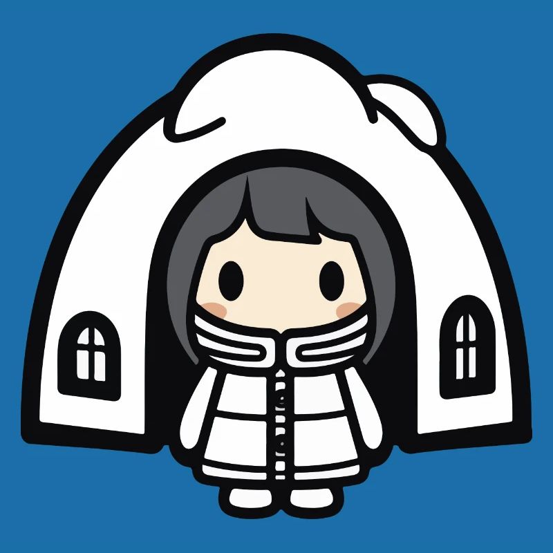 Winter Eskimo Igloo Comic