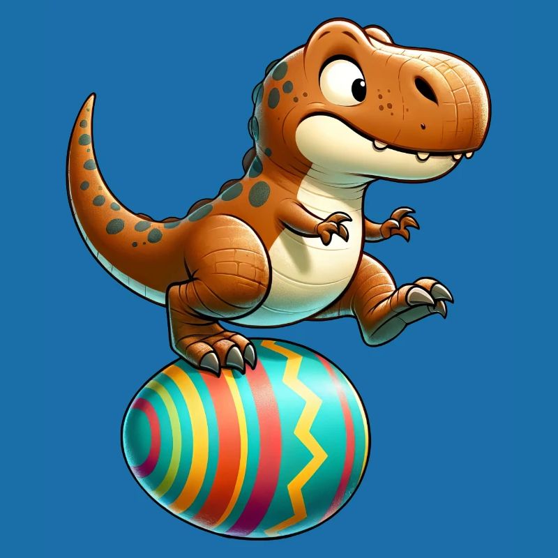 Dancing T-Rex, Easter Eggshell Fun