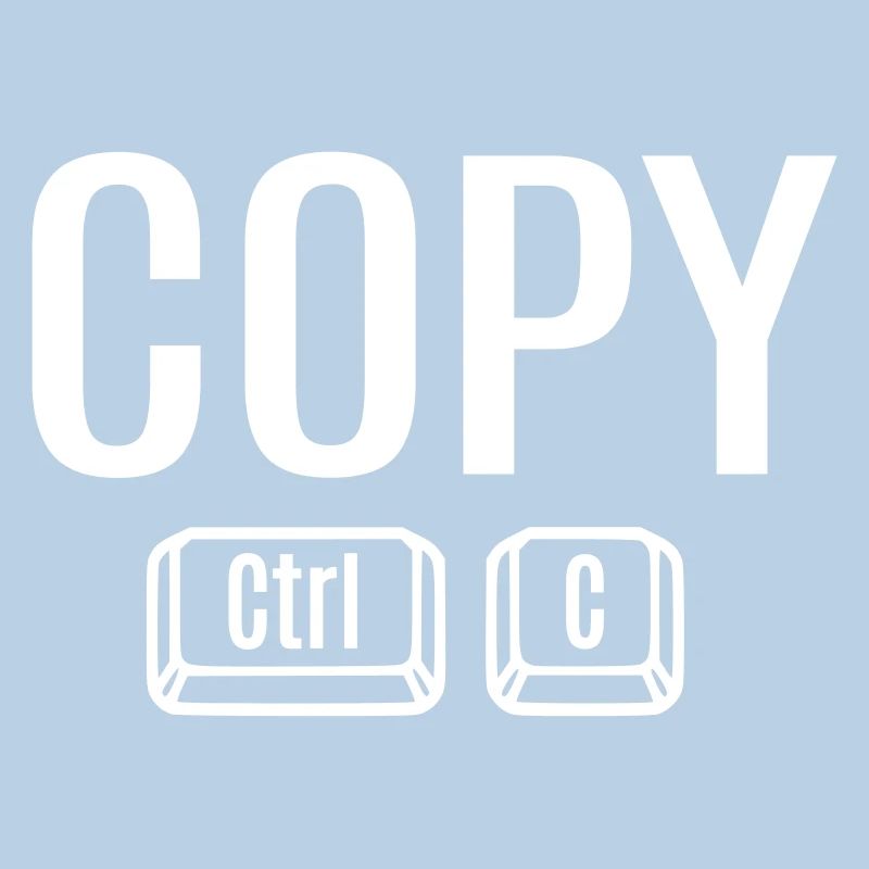 Copy Paste Ctrl + C V Vater Mutter Kind Baby Fun