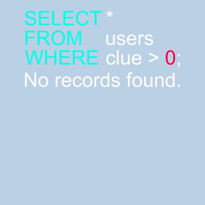 Database Data SQL Programmer Administration