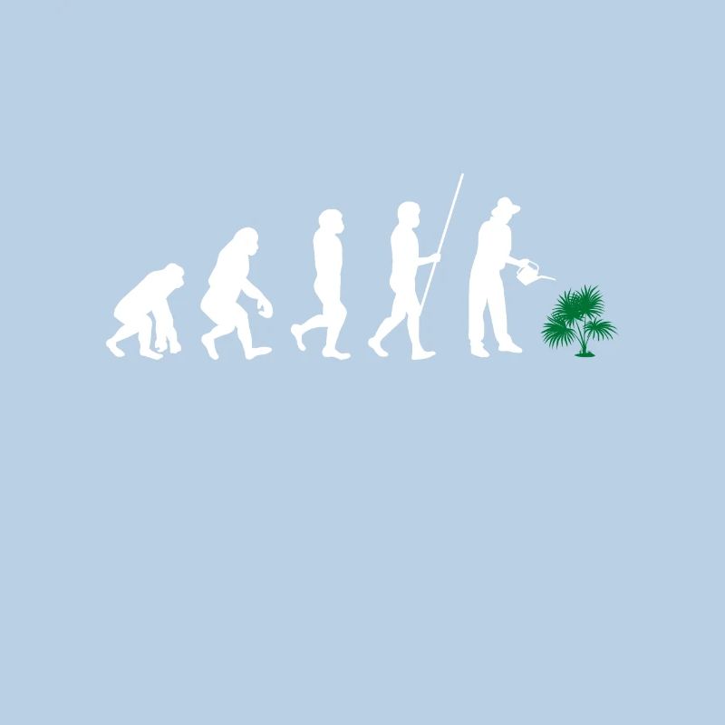 Gärtner Evolution Gärtner Gärtnerin Blume Geschenk