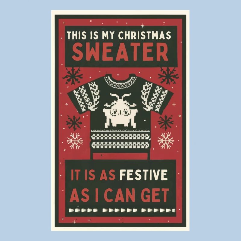 C’est mon pull de Noël.