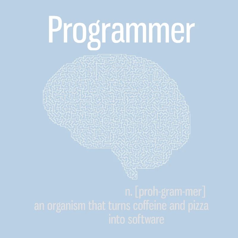 programmer brain pc informatik definition pizza lo