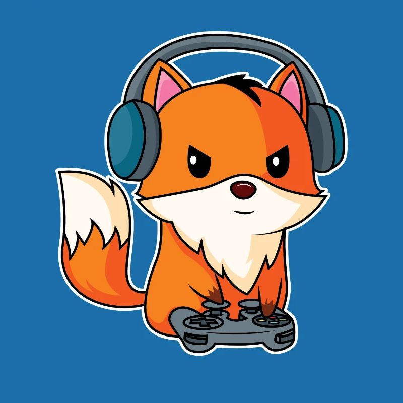 Gaming Fox - Player Fox Design