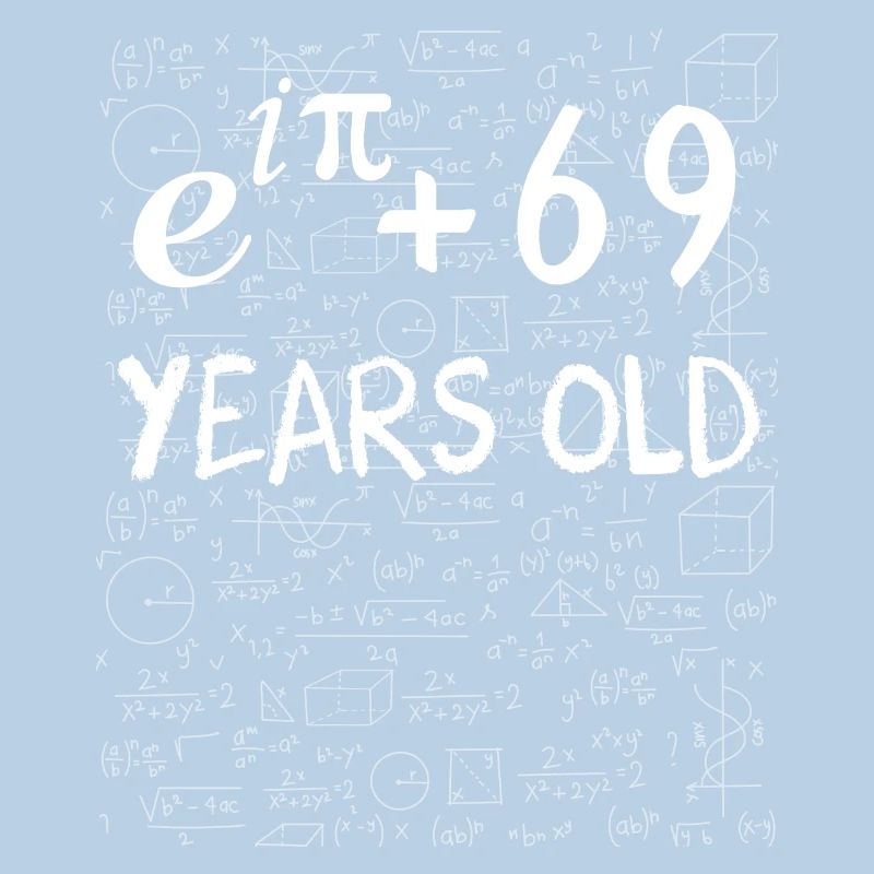 68th Birthday 68 Years Euler Identity Math Gift