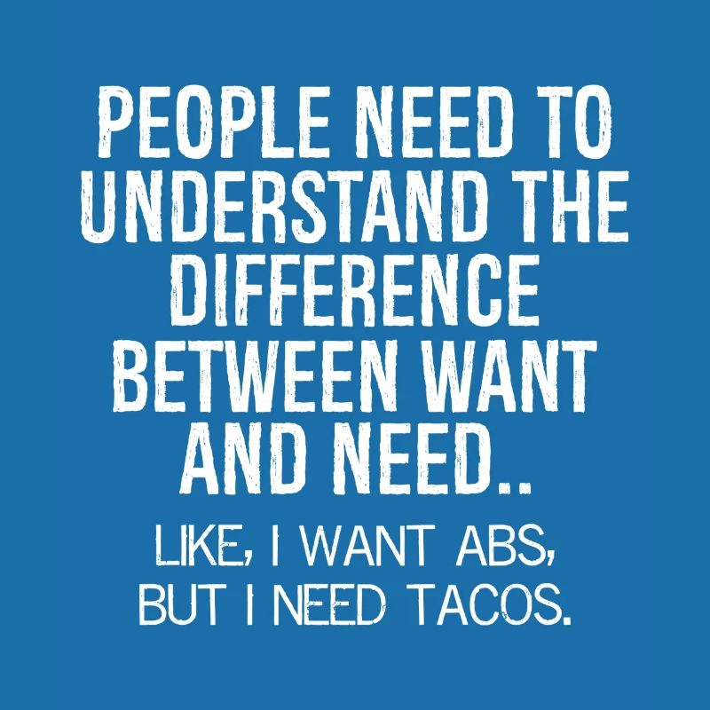 people need to understand the difference between